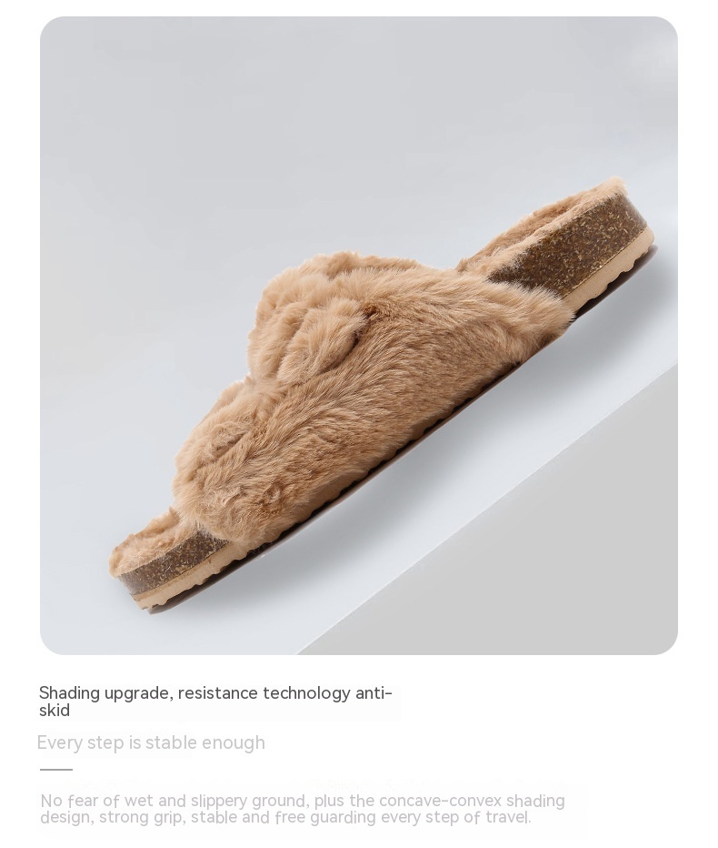 Women's Outer Wear Warm Winter Cotton Slippers - Image 4