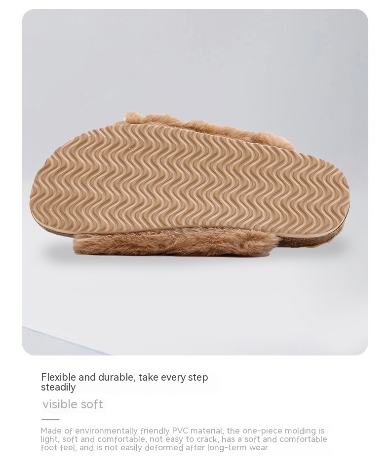 Women's Outer Wear Warm Winter Cotton Slippers - Image 6