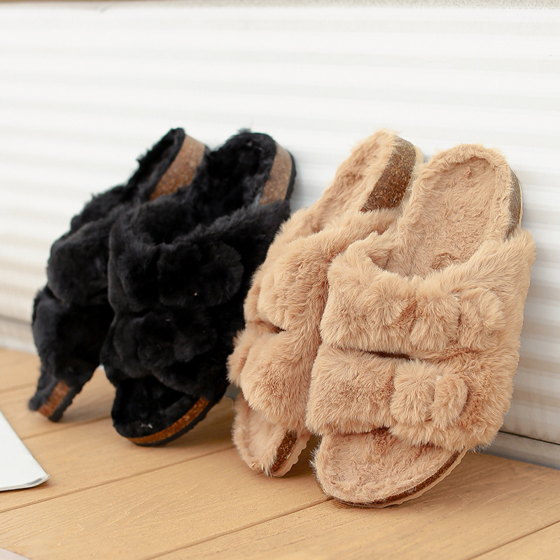 Women's Outer Wear Warm Winter Cotton Slippers - Image 5