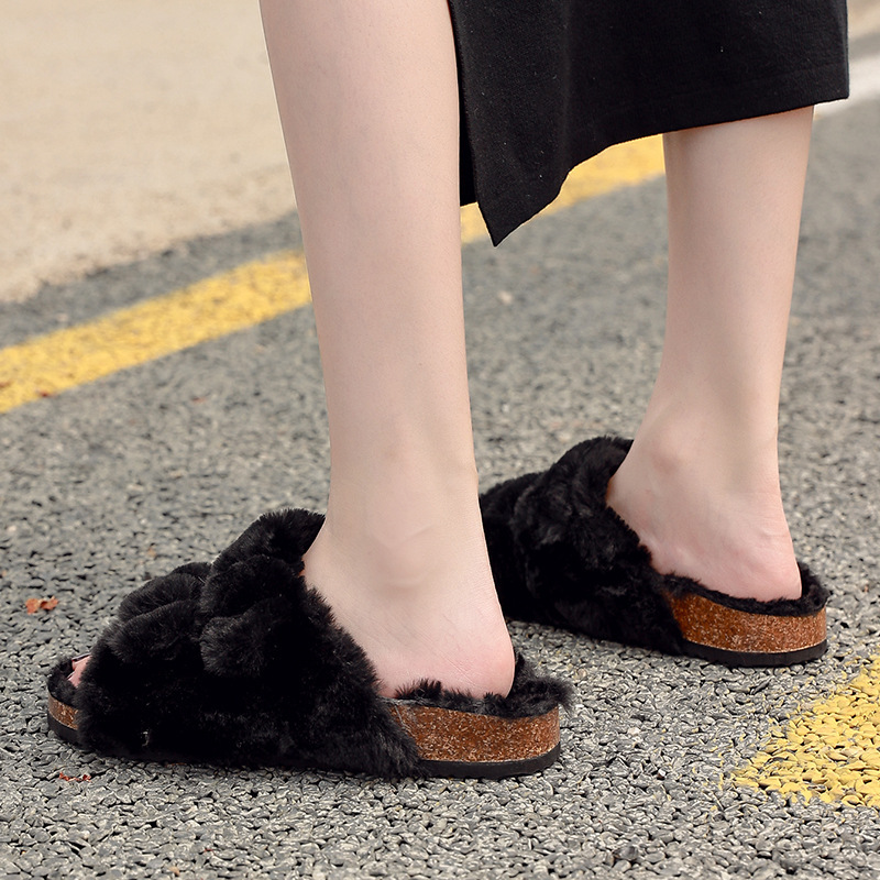 Women's Outer Wear Warm Winter Cotton Slippers - Image 7