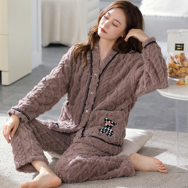 Women's Pajamas Winter Home Wear Suit - Image 3