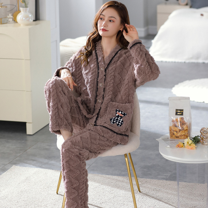 Women's Pajamas Winter Home Wear Suit - Image 4