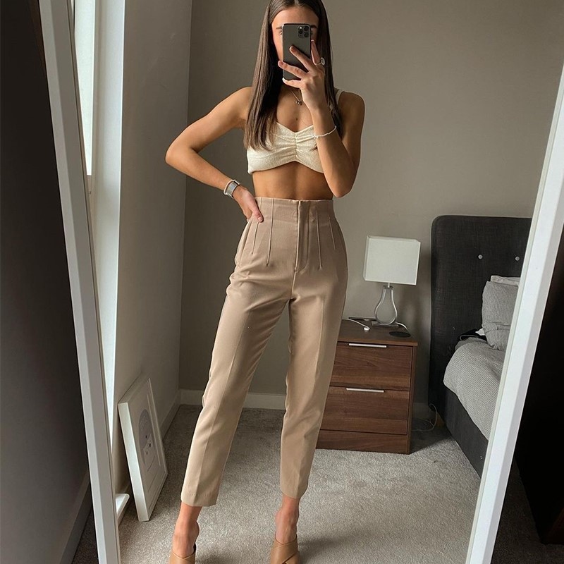 Women's Casual Fashion Straight Leg Pants - Image 6