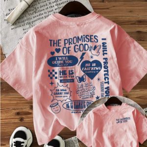 Heart- And Letter-Printed Cotton T-Shirt