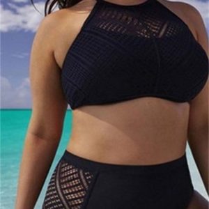 Large split bikini