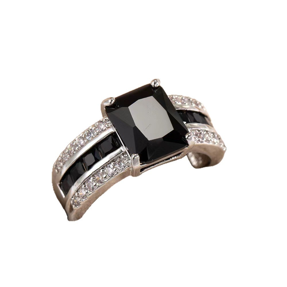Retro Simple Blue Fashion Ring For Women - Image 4
