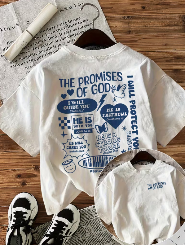 Heart- And Letter-Printed Cotton T-Shirt - Image 5