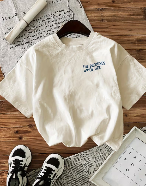 Heart- And Letter-Printed Cotton T-Shirt - Image 7